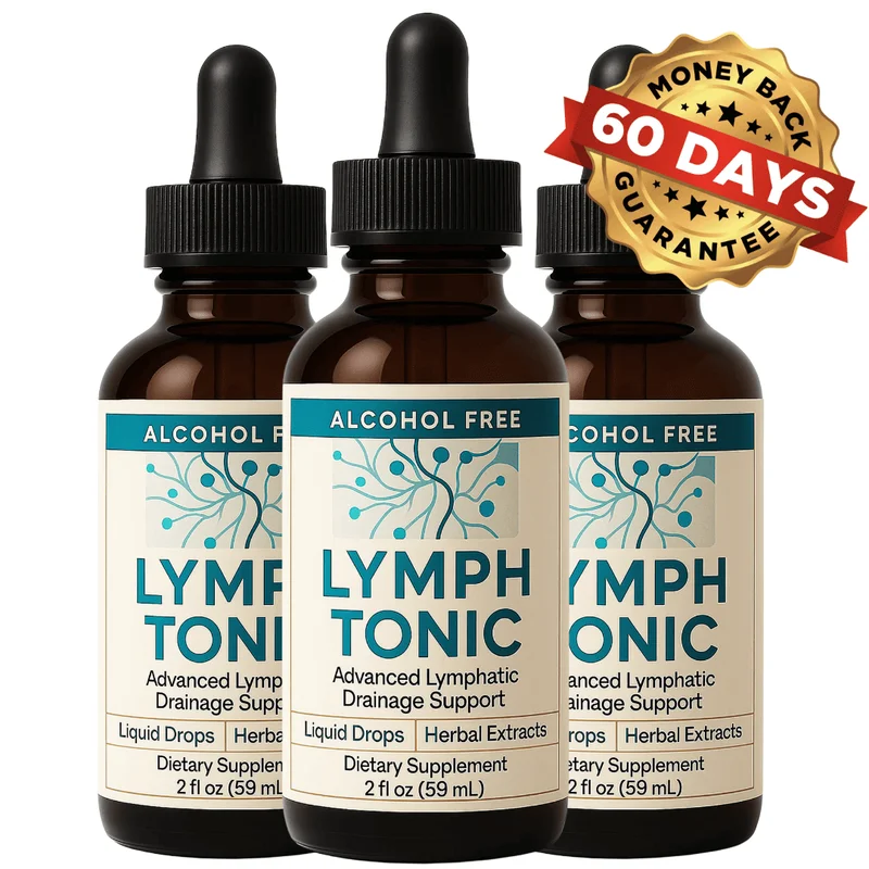 Lymph Tonic Longevity & Vitality Supplement Bottle (3 Bottle / 90 Day Pack)